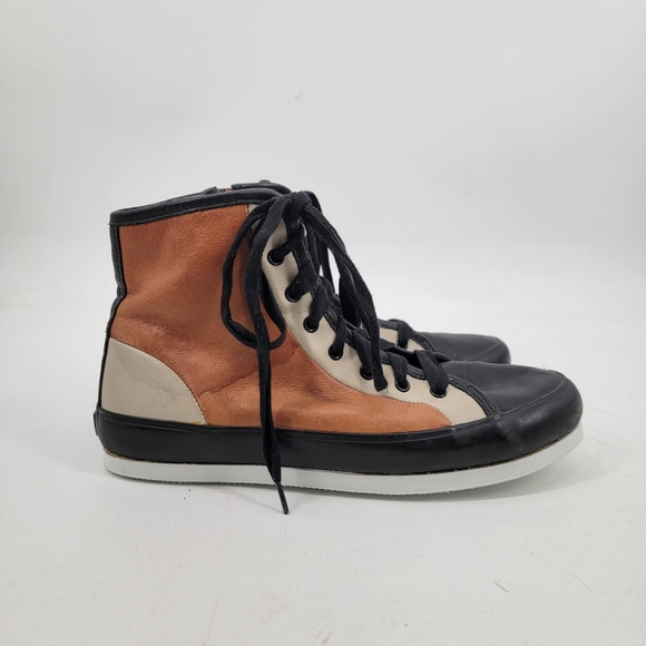 Camper Portol Boot Sneaker Hybrid EU 40 US 9 Tan Black Leather Neutral Shoes - Picture 16 of 16